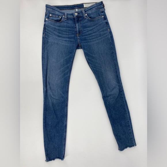 Rag & Bone Cate Mid Rise Skinny Jeans in Juni Dark Wash Womens Size 27 - Picture 2 of 15